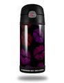Skin Decal Wrap for Thermos Funtainer 12oz Bottle Red Pink And Black Lips (BOTTLE NOT INCLUDED) by WraptorSkinz