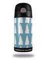 Skin Decal Wrap for Thermos Funtainer 12oz Bottle Winter Trees Blue (BOTTLE NOT INCLUDED) by WraptorSkinz