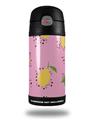Skin Decal Wrap for Thermos Funtainer 12oz Bottle Lemon Pink (BOTTLE NOT INCLUDED) by WraptorSkinz