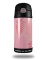 Skin Decal Wrap for Thermos Funtainer 12oz Bottle Palms 01 Pink On Pink (BOTTLE NOT INCLUDED) by WraptorSkinz