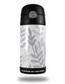 Skin Decal Wrap for Thermos Funtainer 12oz Bottle Watercolor Leaves Purple (BOTTLE NOT INCLUDED) by WraptorSkinz