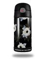 Skin Decal Wrap for Thermos Funtainer 12oz Bottle Poppy Dark (BOTTLE NOT INCLUDED)