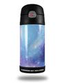 Skin Decal Wrap compatible with Thermos Funtainer 12oz Bottle Dynamic Blue Galaxy (BOTTLE NOT INCLUDED)