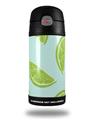 Skin Decal Wrap compatible with Thermos Funtainer 12oz Bottle Limes Blue (BOTTLE NOT INCLUDED)