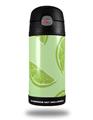 Skin Decal Wrap compatible with Thermos Funtainer 12oz Bottle Limes Green (BOTTLE NOT INCLUDED)
