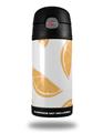 Skin Decal Wrap compatible with Thermos Funtainer 12oz Bottle Oranges (BOTTLE NOT INCLUDED)