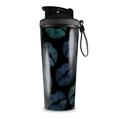 Skin Wrap Decal for IceShaker 2nd Gen 26oz Blue Green And Black Lips (SHAKER NOT INCLUDED)