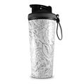 Skin Wrap Decal for IceShaker 2nd Gen 26oz Fall Black On White (SHAKER NOT INCLUDED)
