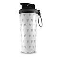 Skin Wrap Decal for IceShaker 2nd Gen 26oz Hearts Gray (SHAKER NOT INCLUDED)