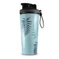 Skin Wrap Decal for IceShaker 2nd Gen 26oz Palms 01 Blue On Blue (SHAKER NOT INCLUDED)