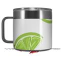 Skin Decal Wrap compatible with Yeti Coffee Mug 14oz Limes - 14 oz CUP NOT INCLUDED by WraptorSkinz