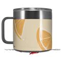 Skin Decal Wrap compatible with Yeti Coffee Mug 14oz Oranges Orange - 14 oz CUP NOT INCLUDED by WraptorSkinz