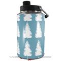 Skin Decal Wrap for Yeti 1 Gallon Jug Winter Trees Blue - JUG NOT INCLUDED by WraptorSkinz