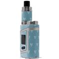 Skin Decal Wrap for Smok AL85 Alien Baby Hearts Blue On White VAPE NOT INCLUDED