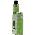 Skin Decal Wrap for Smok AL85 Alien Baby Hearts Green On White VAPE NOT INCLUDED