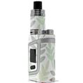 Skin Decal Wrap for Smok AL85 Alien Baby Watercolor Leaves White VAPE NOT INCLUDED