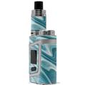Skin Decal Wrap for Smok AL85 Alien Baby Blue Marble VAPE NOT INCLUDED
