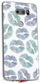 Skin Decal Wrap for LG V30 Blue Green Lips
