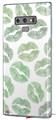 Decal style Skin Wrap compatible with Samsung Galaxy Note 9 Green Lips