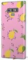 Decal style Skin Wrap compatible with Samsung Galaxy Note 9 Lemon Pink