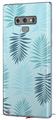 Decal style Skin Wrap compatible with Samsung Galaxy Note 9 Palms 01 Blue On Blue