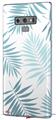 Decal style Skin Wrap compatible with Samsung Galaxy Note 9 Palms 02 Blue