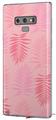 Decal style Skin Wrap compatible with Samsung Galaxy Note 9 Palms 01 Pink On Pink