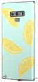 Decal style Skin Wrap compatible with Samsung Galaxy Note 9 Lemons Blue
