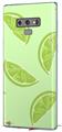 Decal style Skin Wrap compatible with Samsung Galaxy Note 9 Limes Green