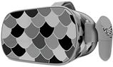 Decal style Skin Wrap compatible with Oculus Go Headset - Scales Black (OCULUS NOT INCLUDED)