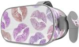 Decal style Skin Wrap compatible with Oculus Go Headset - Pink Purple Lips (OCULUS NOT INCLUDED)