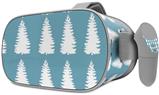 Decal style Skin Wrap compatible with Oculus Go Headset - Winter Trees Blue (OCULUS NOT INCLUDED)