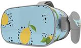 Decal style Skin Wrap compatible with Oculus Go Headset - Lemon Blue (OCULUS NOT INCLUDED)