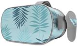 Decal style Skin Wrap compatible with Oculus Go Headset - Palms 01 Blue On Blue (OCULUS NOT INCLUDED)
