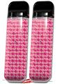 Skin Decal Wrap 2 Pack for Smok Novo v1 Donuts Hot Pink Fuchsia VAPE NOT INCLUDED