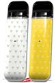 Skin Decal Wrap 2 Pack for Smok Novo v1 Hearts Green VAPE NOT INCLUDED