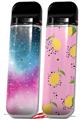 Skin Decal Wrap 2 Pack for Smok Novo v1 Dynamic Pink Galaxy VAPE NOT INCLUDED