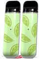 Skin Decal Wrap 2 Pack for Smok Novo v1 Limes Green VAPE NOT INCLUDED