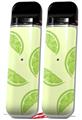Skin Decal Wrap 2 Pack for Smok Novo v1 Limes Yellow VAPE NOT INCLUDED
