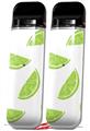 Skin Decal Wrap 2 Pack for Smok Novo v1 Limes VAPE NOT INCLUDED
