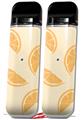 Skin Decal Wrap 2 Pack for Smok Novo v1 Oranges Orange VAPE NOT INCLUDED