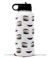 Skin Wrap Decal compatible with Hydro Flask Wide Mouth Bottle 32oz Face Dark Purple (BOTTLE NOT INCLUDED)