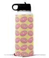 Skin Wrap Decal compatible with Hydro Flask Wide Mouth Bottle 32oz Donuts Yellow (BOTTLE NOT INCLUDED)