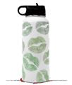 Skin Wrap Decal compatible with Hydro Flask Wide Mouth Bottle 32oz Green Lips (BOTTLE NOT INCLUDED)