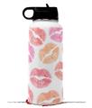 Skin Wrap Decal compatible with Hydro Flask Wide Mouth Bottle 32oz Pink Orange Lips (BOTTLE NOT INCLUDED)