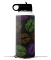 Skin Wrap Decal compatible with Hydro Flask Wide Mouth Bottle 32oz Rainbow Lips Black (BOTTLE NOT INCLUDED)