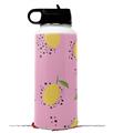 Skin Wrap Decal compatible with Hydro Flask Wide Mouth Bottle 32oz Lemon Pink (BOTTLE NOT INCLUDED)