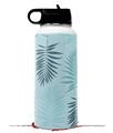 Skin Wrap Decal compatible with Hydro Flask Wide Mouth Bottle 32oz Palms 01 Blue On Blue (BOTTLE NOT INCLUDED)