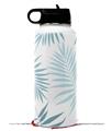 Skin Wrap Decal compatible with Hydro Flask Wide Mouth Bottle 32oz Palms 02 Blue (BOTTLE NOT INCLUDED)