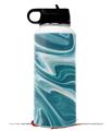 Skin Wrap Decal compatible with Hydro Flask Wide Mouth Bottle 32oz Blue Marble (BOTTLE NOT INCLUDED)